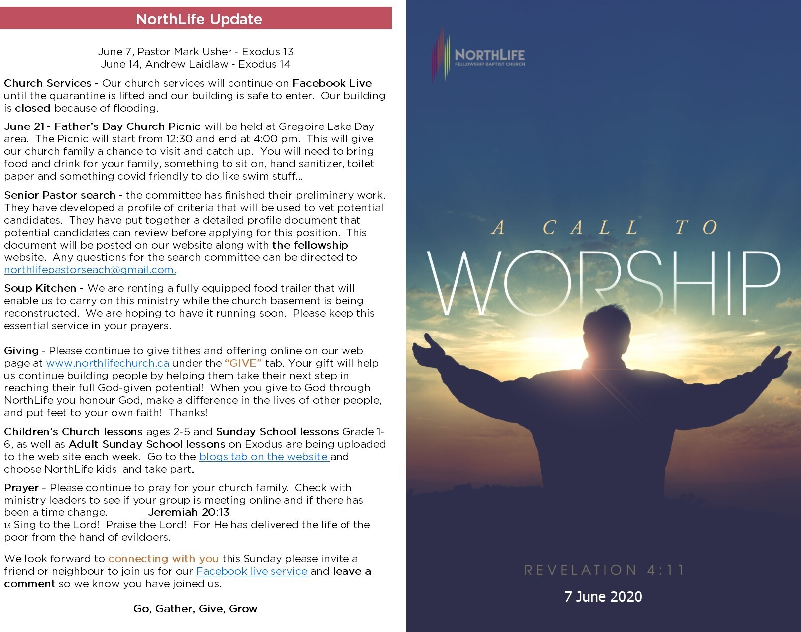 Preview of Bulletin June 7, 2020